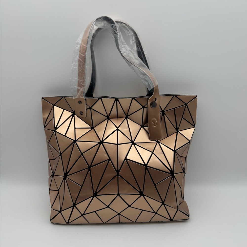 Geometric Gold Tote Bag - Picture 2 of 11